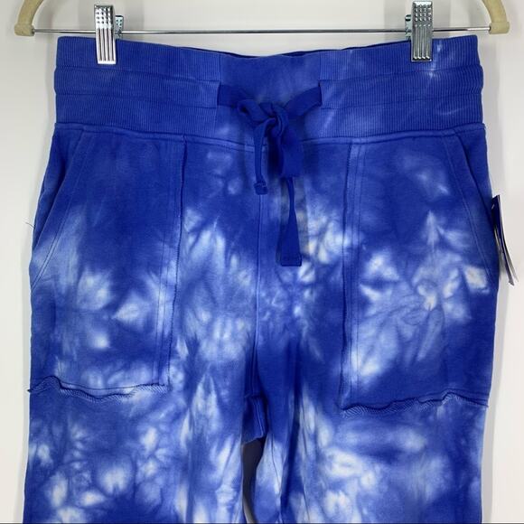 JoyLab Blue Tie Dye Crop Jogger Pants Size Small NWT - Picture 7 of 9
